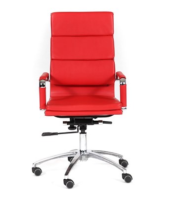 Кресло офисное CHAIRMAN 750 экокожа красная в Глазове - изображение 1